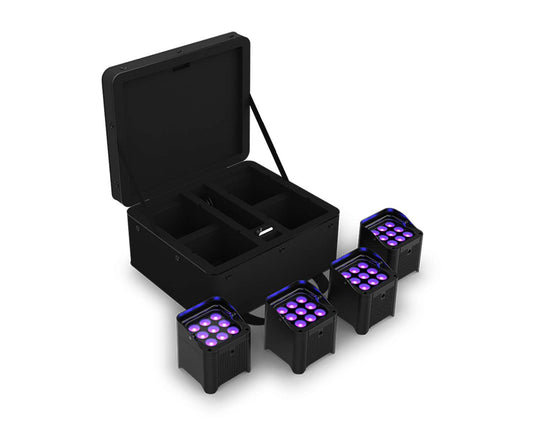 Chauvet DJ Freedom Par H9 IP X4 4-PACK Battery Uplighter image 0