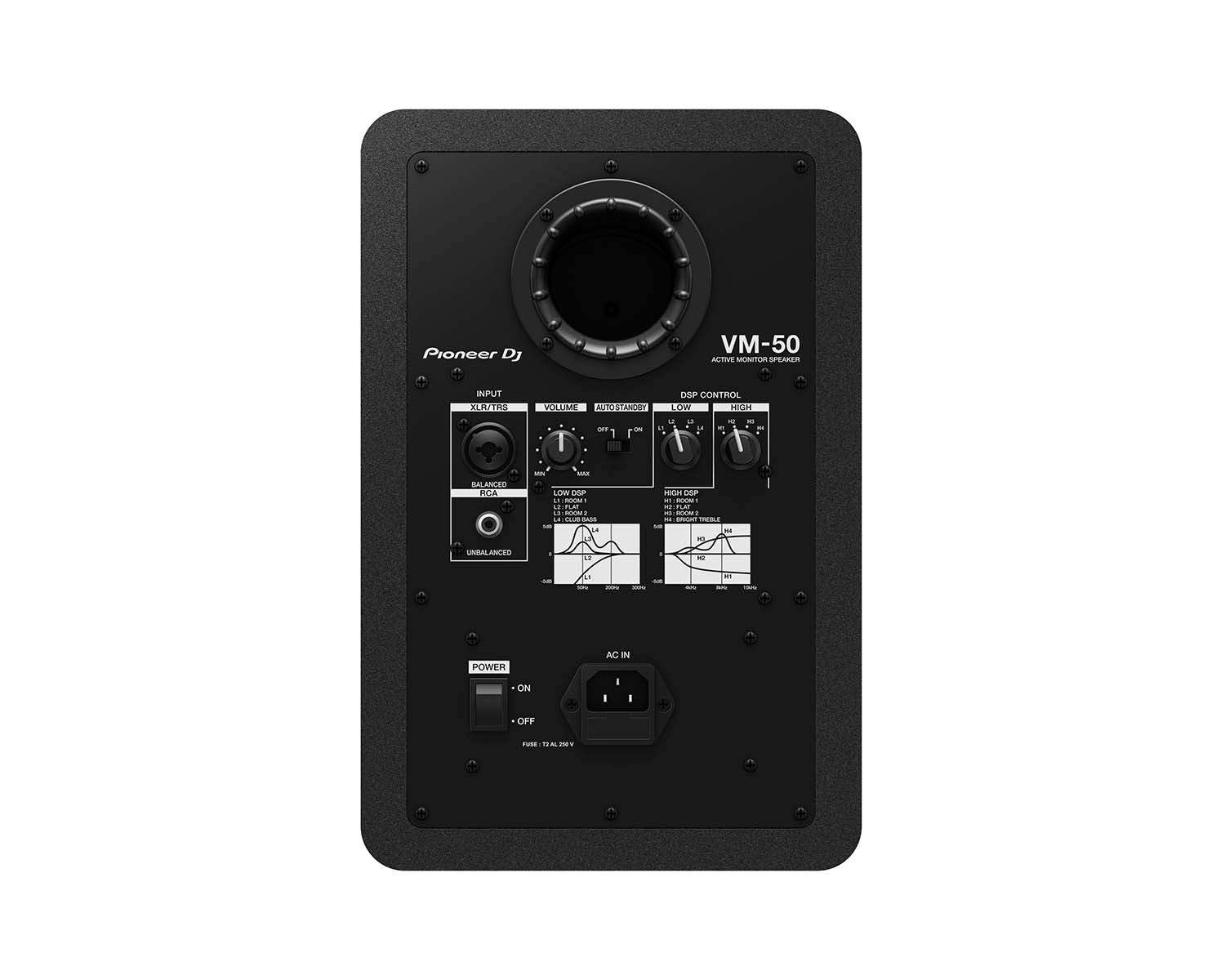 Pioneer DJ VM-50 5" 2-Way Active Monitor Speaker Black image 1