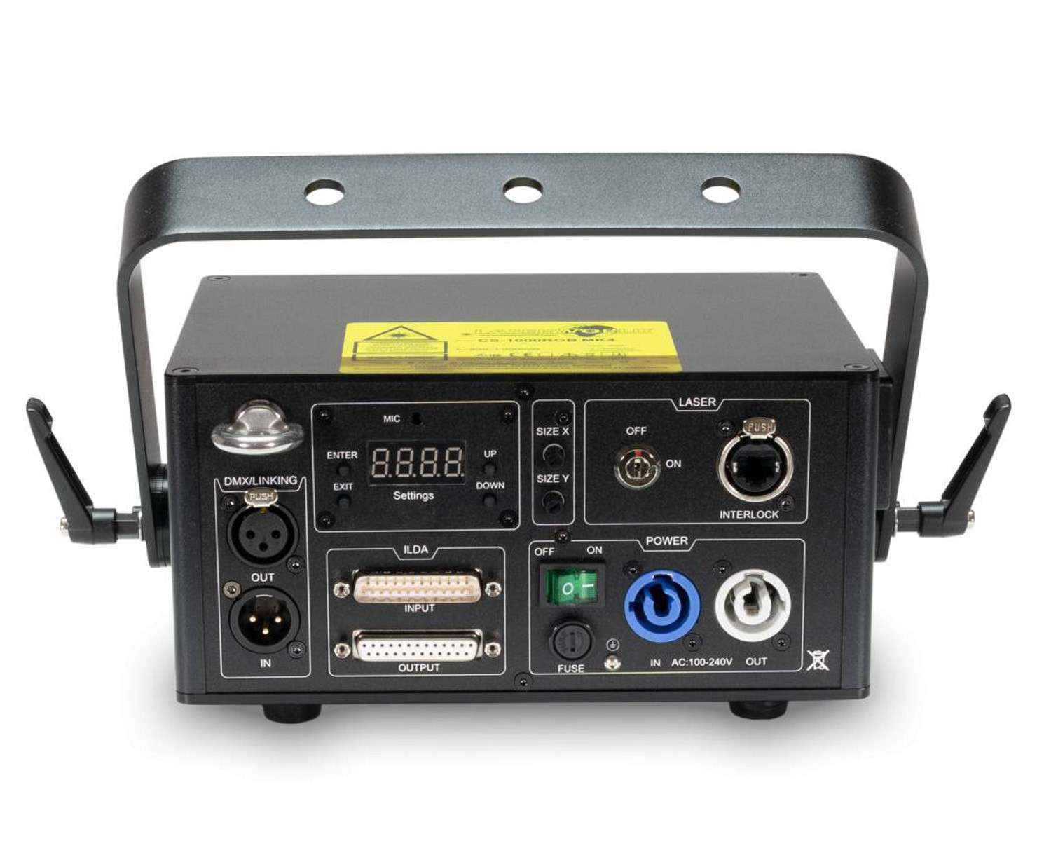 Laserworld CS-1000RGB MK4 Multi-Colour Laser 28kpps Galvo Motor ILDA / DMX image 1