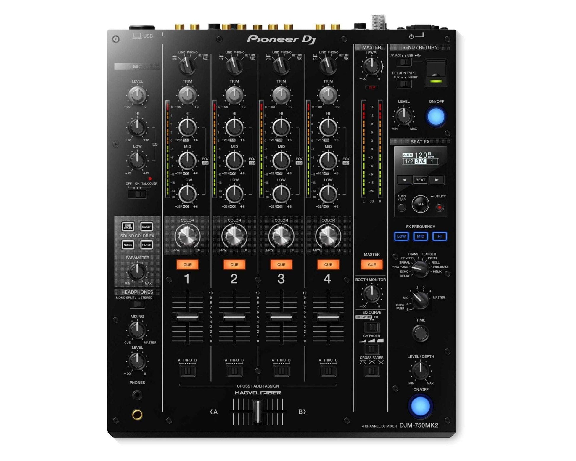 Pioneer DJ DJM 750MK2 Pro Mixer image 0
