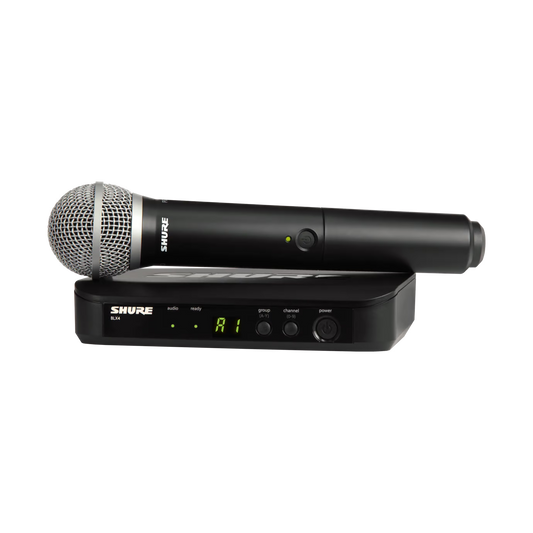 Shure BLX24UK / PG58 K14 Handheld Wireless Vocal Microphone System image 0