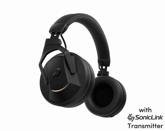 Alpha Theta HDJ-F10-TX Professional Wireless DJ Headphones with Transmitter image 0