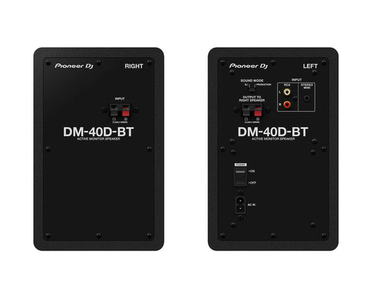 Pioneer DM-40D-BT  Active Monitors + Bluetooth PAIR Black image 1