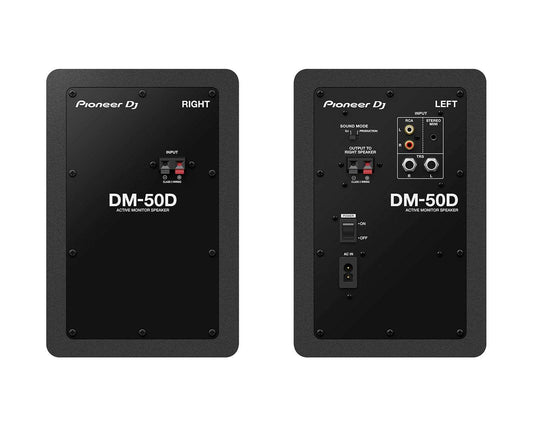 Pioneer DM-50D 5" 2-Way Class-D Active Desktop Monitor 25W PAIR Black image 1