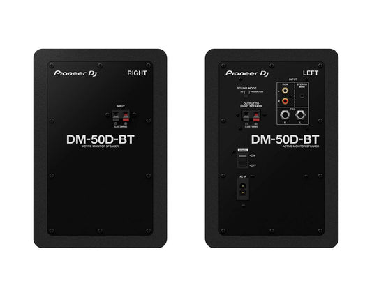 Pioneer DM-50D-BT Active Monitor + Bluetooth PAIR Black image 1