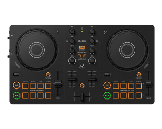 Alpha Theta DDJ-FLX2 2 Channel DJ rekordbox Controller image 0