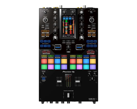 Pioneer DJM-S11 2Ch Pro 4-Deck DJ Battle Mixer image 0