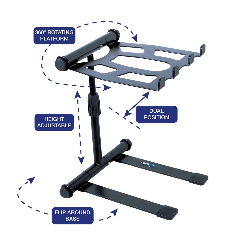 Novopro LS22M Folding Laptop / Tablet Multi Stand image 0