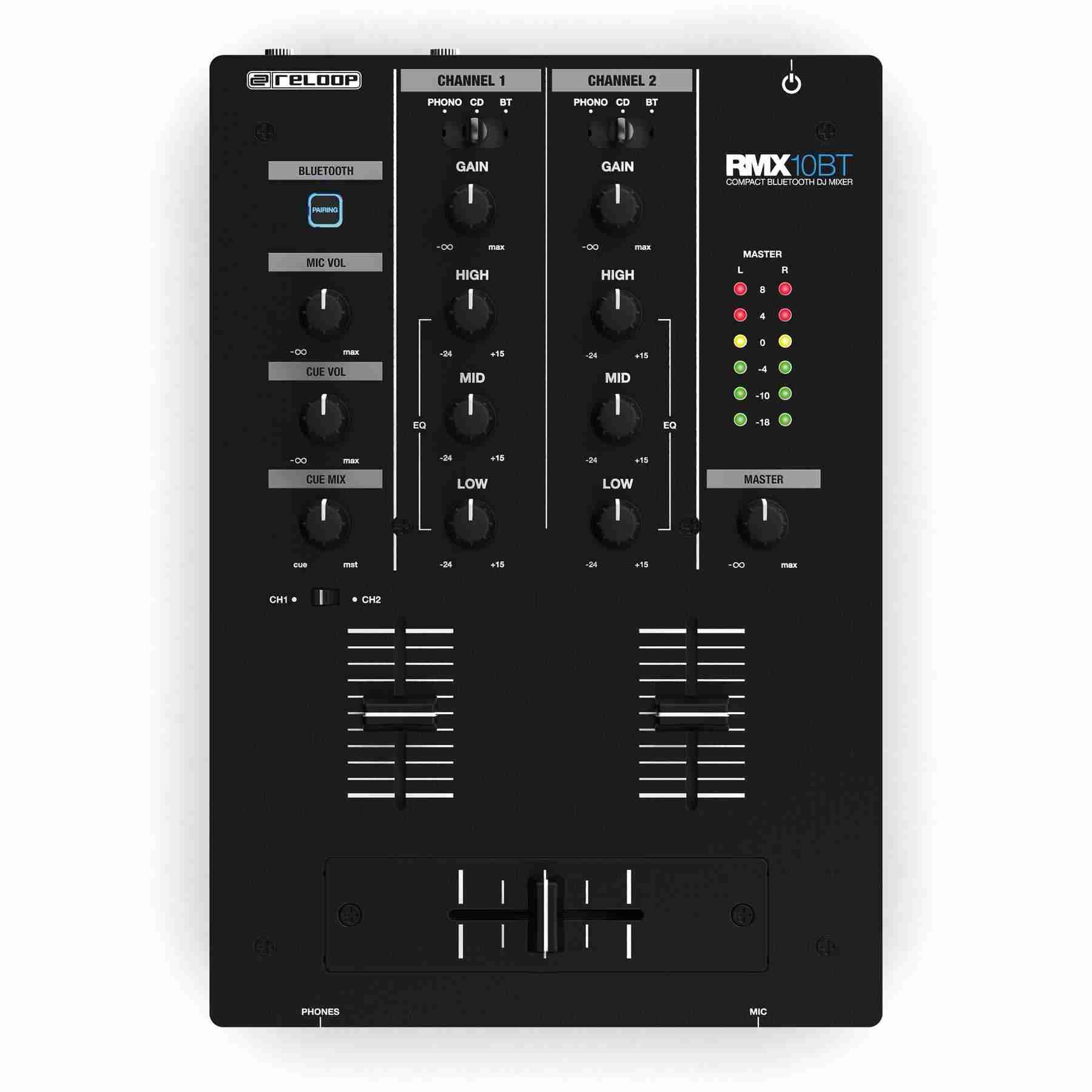 Reloop RMX-10 BT Bluetooth Mixer image 0
