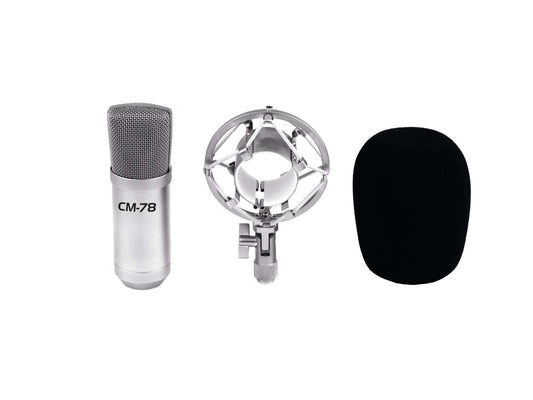 OMNITRONIC MIC CM-78 Large Diaphragm Condenser Mic image 1