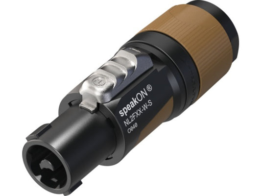 Neutrik NL2FXX-W-S SpeakON FXX - 2 Pole Cable Connector - Small image 0