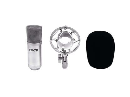 OMNITRONIC MIC CM-78 Large Diaphragm Condenser Mic image 0