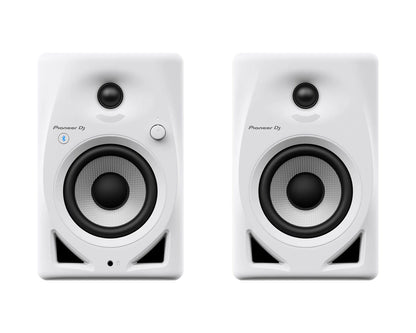Pioneer DJ DM-40D-BT-W 4" 2-Way Class-D Active Monitor Bluetooth PAIR White