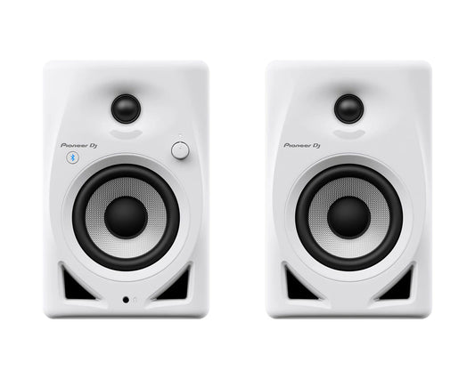 Pioneer DJ DM-40D-BT-W 4" 2-Way Class-D Active Monitor Bluetooth PAIR White