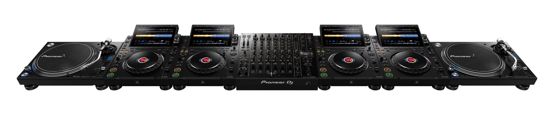 Alpha Theta CDJ 3000X + Pioneer DJ PLX 1000 + Pair DJM V10 Bundle