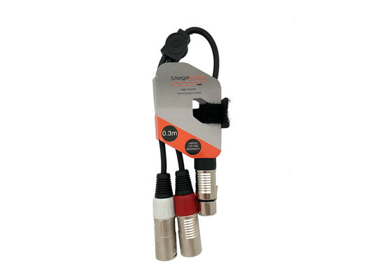 Stagecore iCORE 920 1x Female XLR, 2x Male XLR - 0.3m image 0